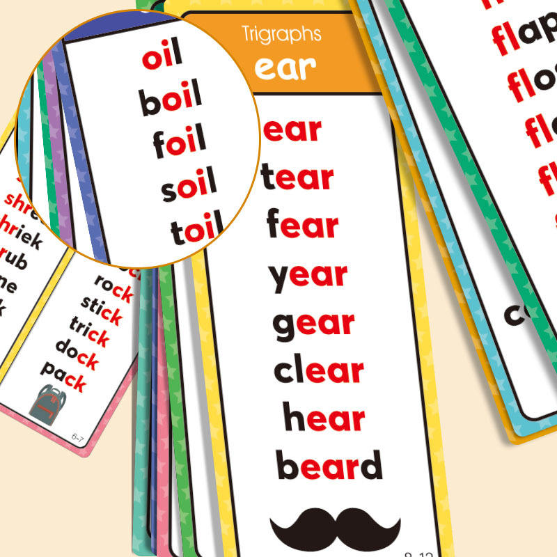 Oztalker™ Montessori Phonics Word Cards