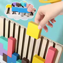 OzTalkers™ Wooden Stacking Puzzle Game